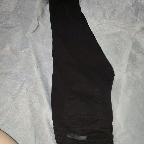 Calvin Klein Jeans Skinny Crop Black Size 4 - Picture 4 of 12